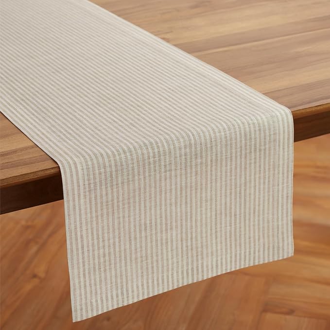 Solino Home Linen Table Runner 90 Inches Long - Image 2