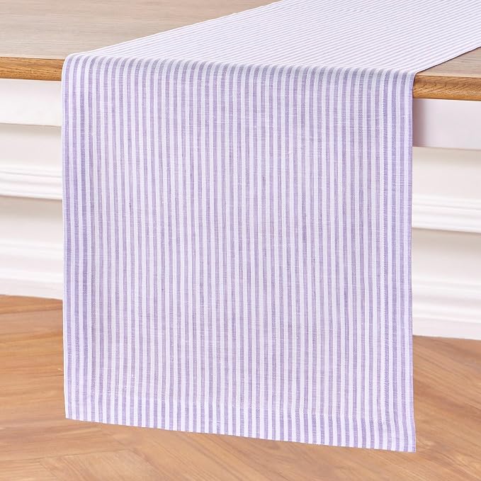 Solino Home Linen Table Runner 90 Inches Long - Image 2