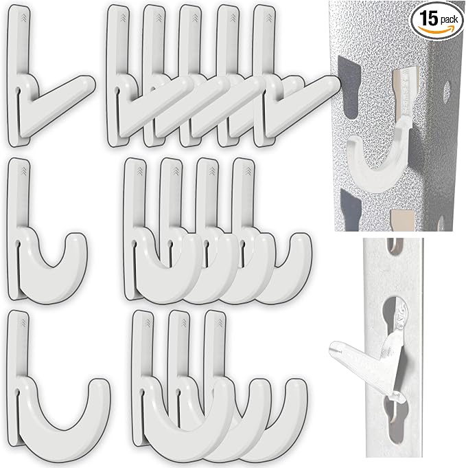 Heavy Duty Plastic L-Hooks and J-Hooks by Electron+Whale