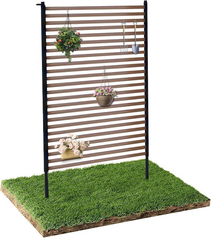 Outdoor Privacy Screens, 3.28FT X 6FT Decorative Privacy Fence Panels by CaroTex