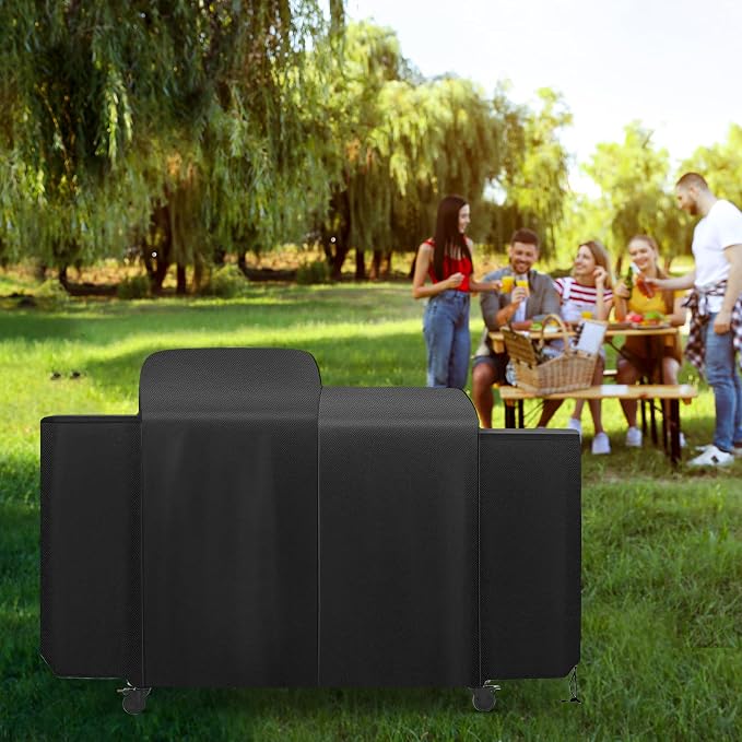 Grill Cover for Pit Boss Charleston 1020 Pellet Grill Gas Griddle Combo Series - Image 8