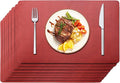 Maxpearl Faux Leather Placemats Set of 8 by Maxpearl