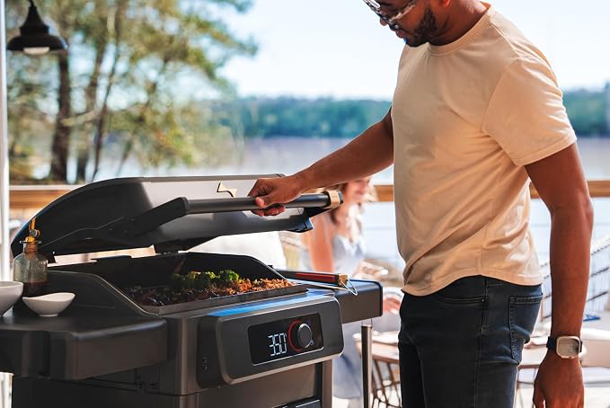 Current Model G Griddle, Smart Electric Outdoor Flat Top BBQ Grill - Image 5
