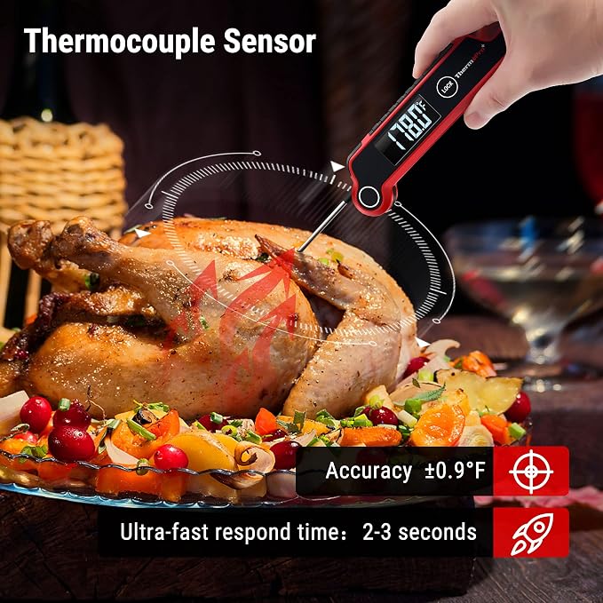ThermoPro TP620 Instant Read Meat Thermometer Digital, Cooking Thermometer - Image 4