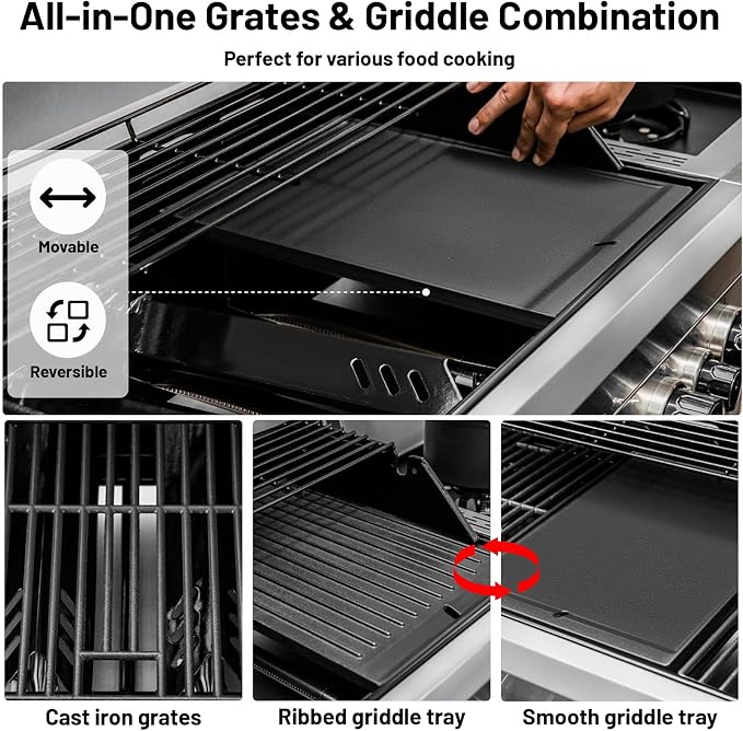Propane and Charcoal Combo Grill - Image 5