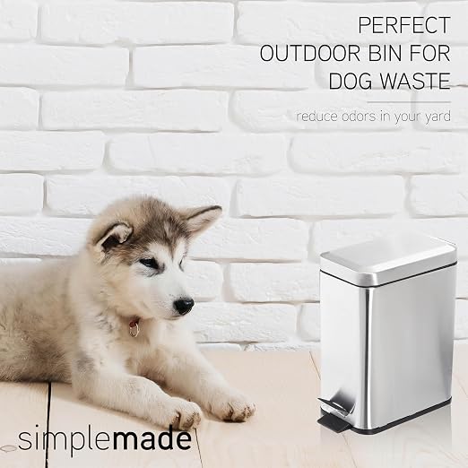 SIMPLEMADE Rectangle Step Trash Can - Image 2