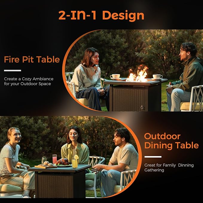 BALI OUTDOORS 50000 BTU Propane Fire Pit - Image 5