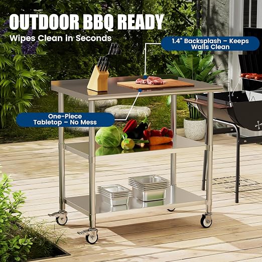 Stainless Steel Work Table - Image 7
