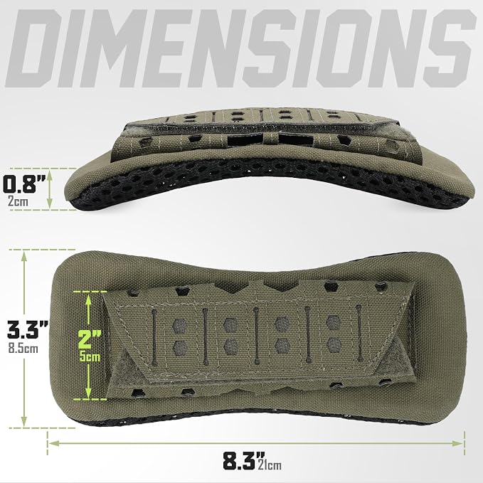 WYNEX Shoulder Strap Pad for Vest Carrier, 2 Pack Tactical Plate Shoulder Pads - Image 4