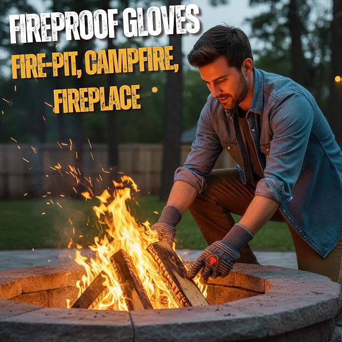 GRILL HEAT AID BBQ Grill Gloves 1472°F - Image 6