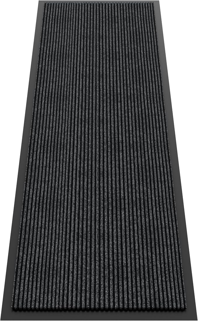 Indoor Outdoor Door Mat, 6’ x 2' Doormat by HOMEK