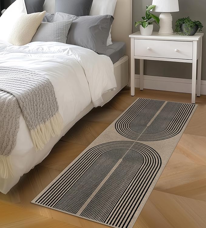 Easy Jute Rainbow Runner Rug, 2x6 Washable Rugs Runner - Image 7