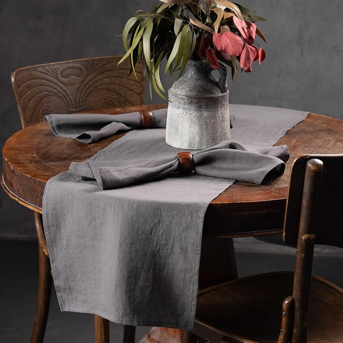 Linen Table Runner 90 inches Long - Image 2