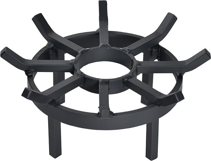 SteelFreak Wagon Wheel Firewood Grate by SteelFreak