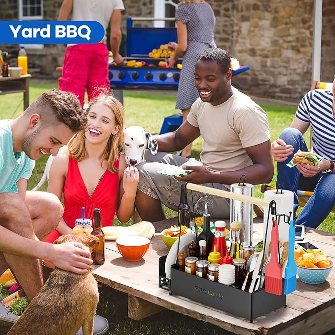Grill Caddy, BBQ Caddy for Outdoor Grill - Image 5