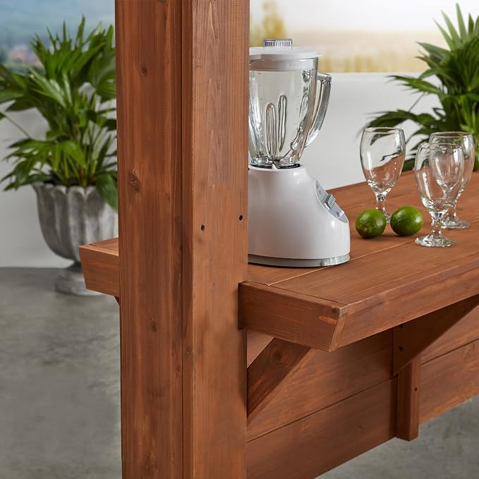 Backyard Discovery Ashland 14' x 10' Cedar Wood Pergola Kit - Image 8