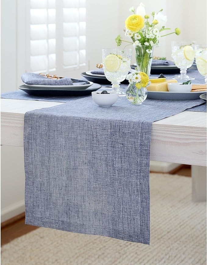 Solino Home Linen Small Table Runner 48 Inches by SolinoHome
