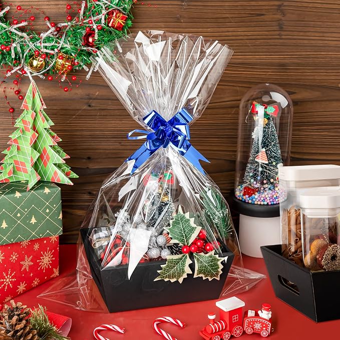 Fainne 74 Pcs Baskets for Gifts Empty Bulk DIY Empty Gift Basket Include 20 - Image 2