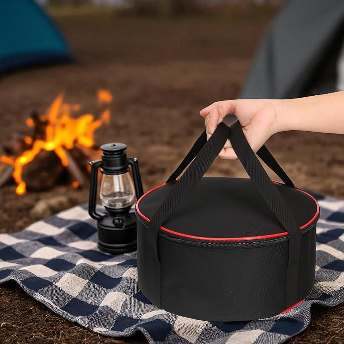 Camping Tableware Organizer Outdoor Hiking Plate Dishes Bowl Pot Storage Bag - Image 4