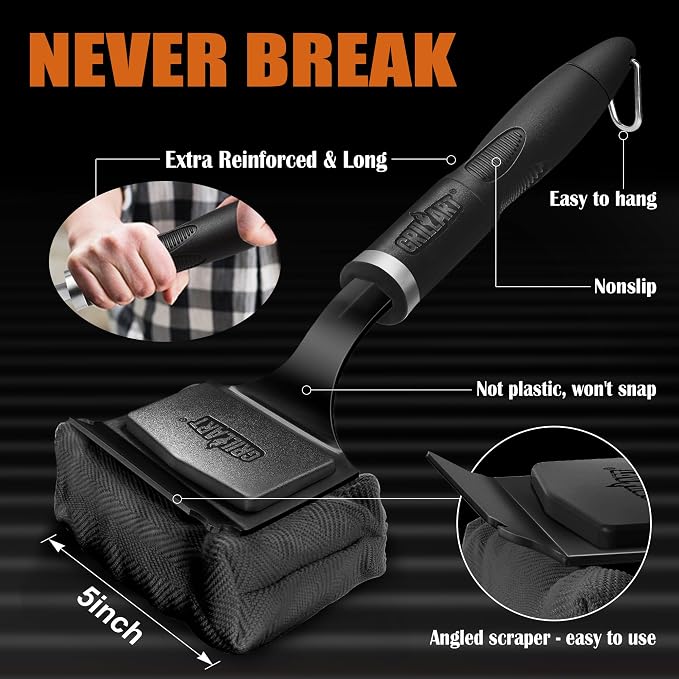 GRILLART Bristle Free Grill Brush Kit, Reinforced Outdoor Grill Brushes - Image 3