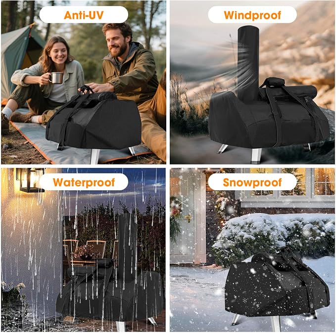 Carry Cover for Ooni Karu 16 and Karu 2 Pro Pizza Oven, Waterproof Pizza Oven - Image 5