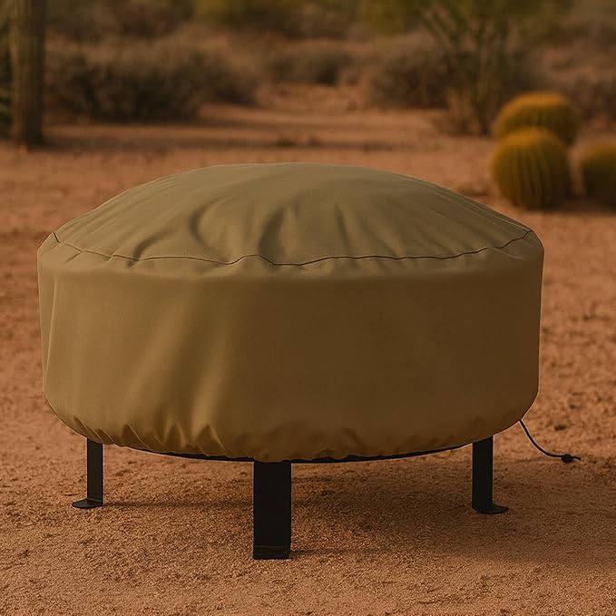 Sunnydaze Round Outdoor Fire Pit Cover - Image 6