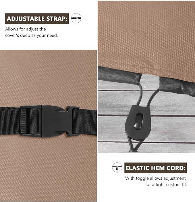 ULTCOVER 600D Outdoor Waterproof Griddle Cover - Image 4