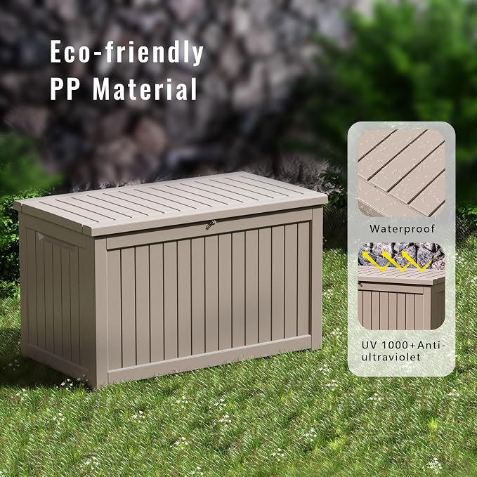 230 Gallon Outdoor Storage Box – Resin Deck Box - Image 6