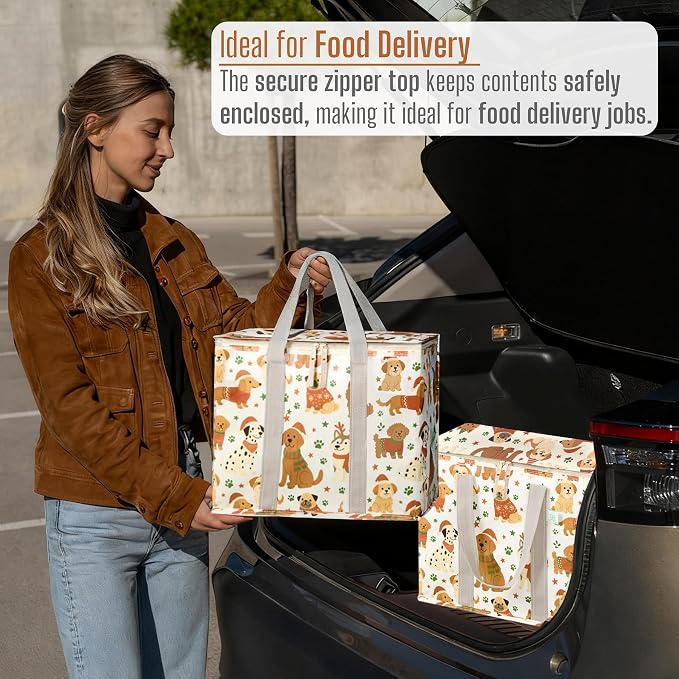 VENO 2 Pack Cooler Bag, Insulated Grocery Bags - Image 8