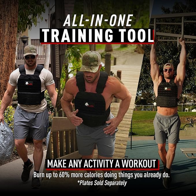 Wolf Tactical Adjustable Weighted Vest - Image 3