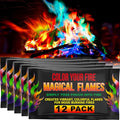 Magical Flames Fire Color Packets, Vibrant Multi-Color Fire by MagicalFlames
