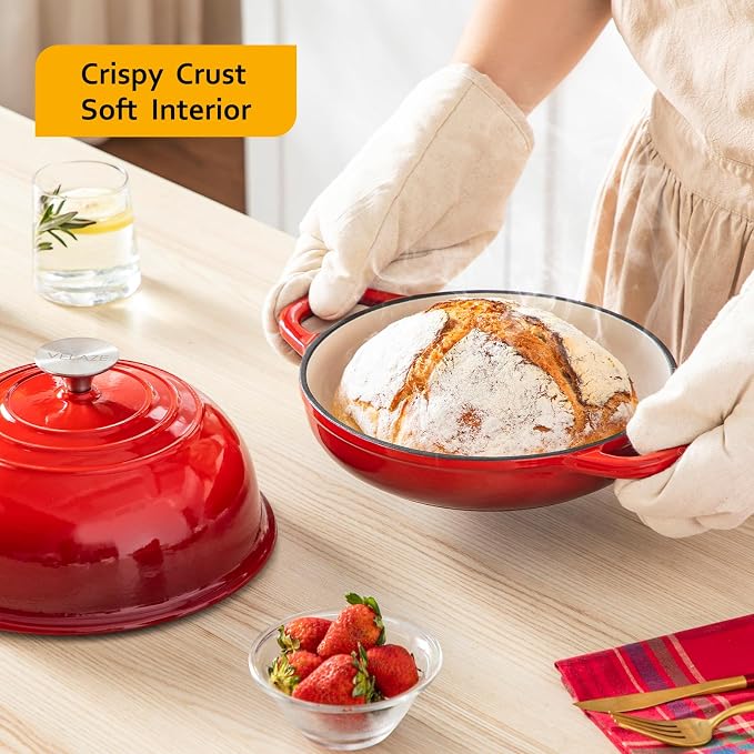 Velaze Enameled Cast Iron Dutch Oven - Image 6