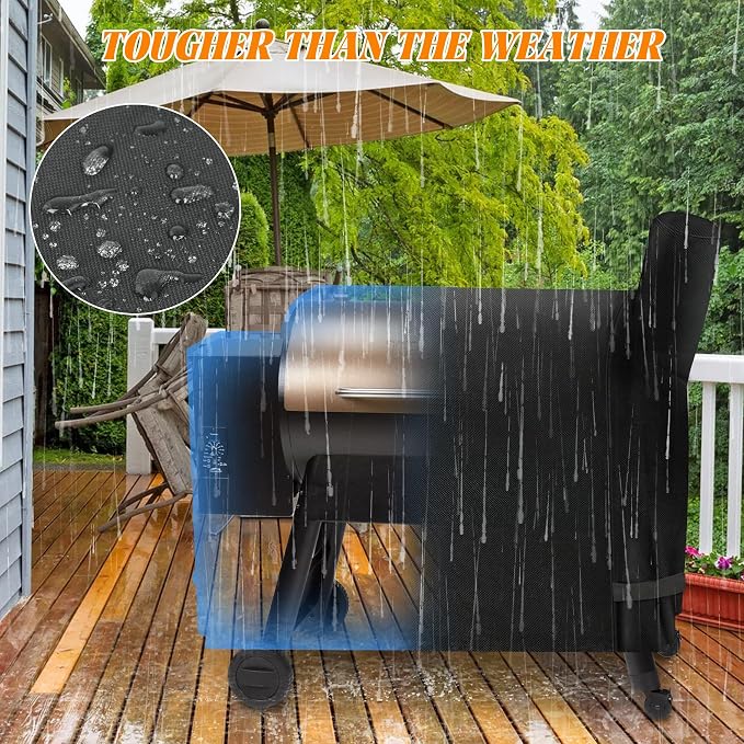 Grill Cover for Traeger Pro 34 780 Series Texas Elite Wood Pellet Replacement - Image 5