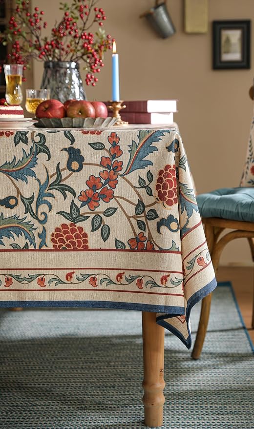 patdrea Designer Vintage Linen Tablecloth - Image 7
