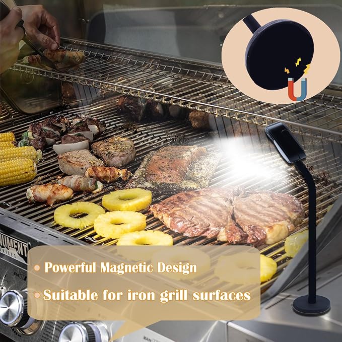 Rechargeable BBQ Grill Lights for Outdoor Grill, Magnetic Grill Lights for - Image 2