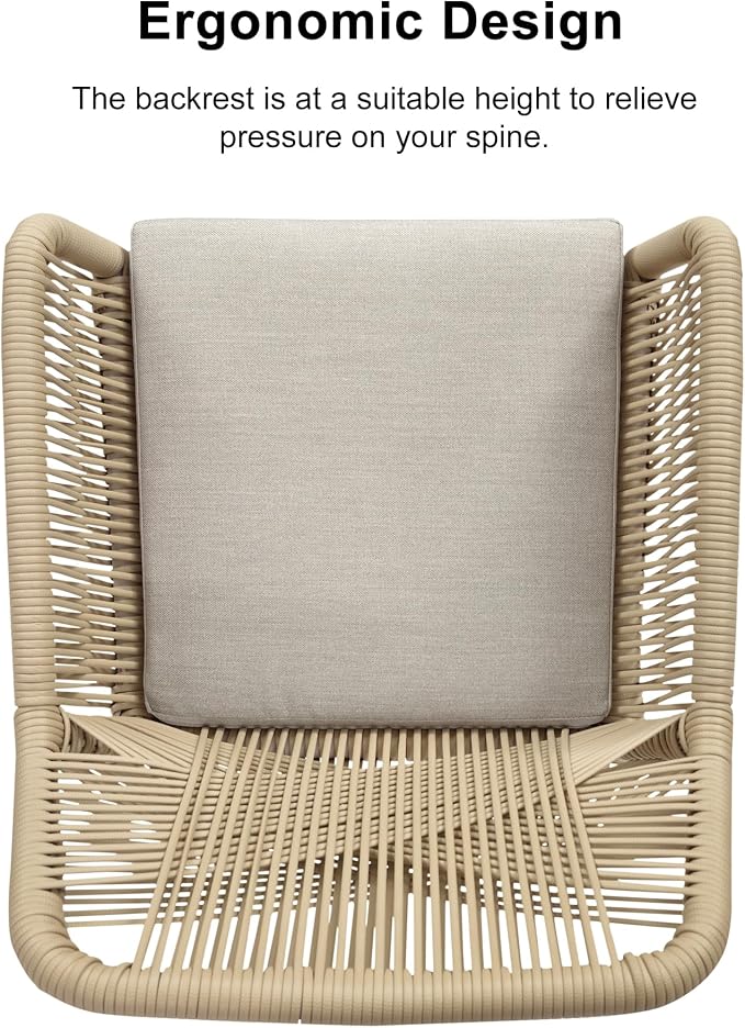 PURPLE LEAF 9 Pieces Outdoor Dining Set All-Weather PE Rattan Outdoor Patio - Image 2