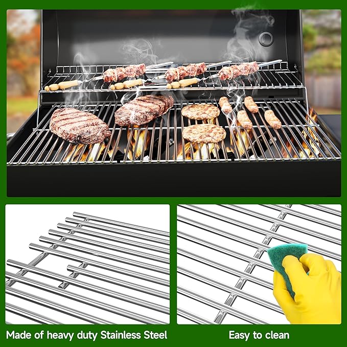 15 Inch Grill Cooking Grates Replacement, Stainless Steel Grill Grates - Image 6