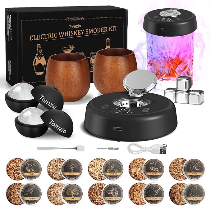 Electric Whiskey Smoker Kit by Tomzio