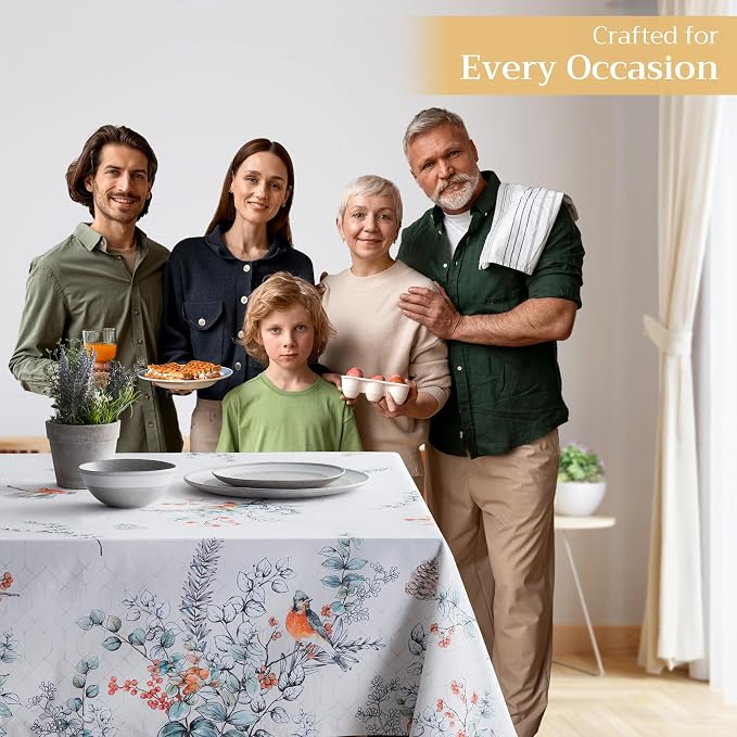 Maison d' Hermine Table Cloth Rectangle Table 100% Cotton 54 x 72 Inches Fall - Image 6