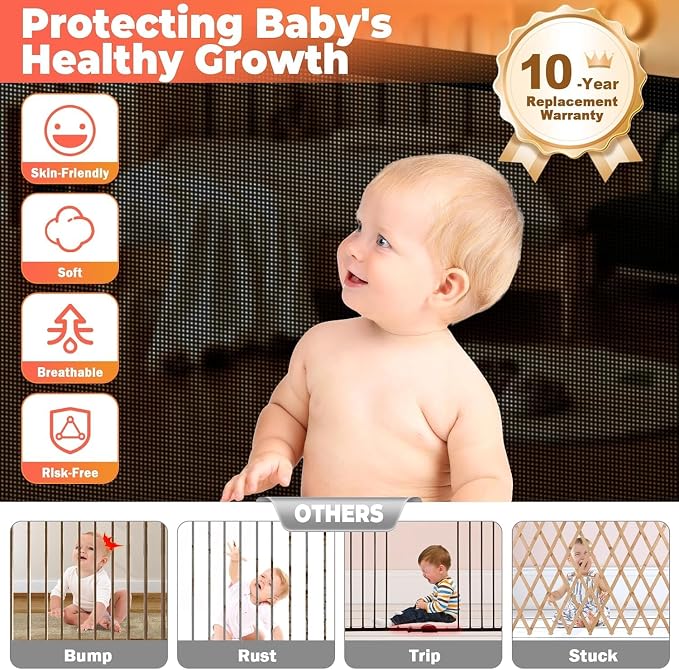 Retractable Baby Gates for Stairs - Image 4