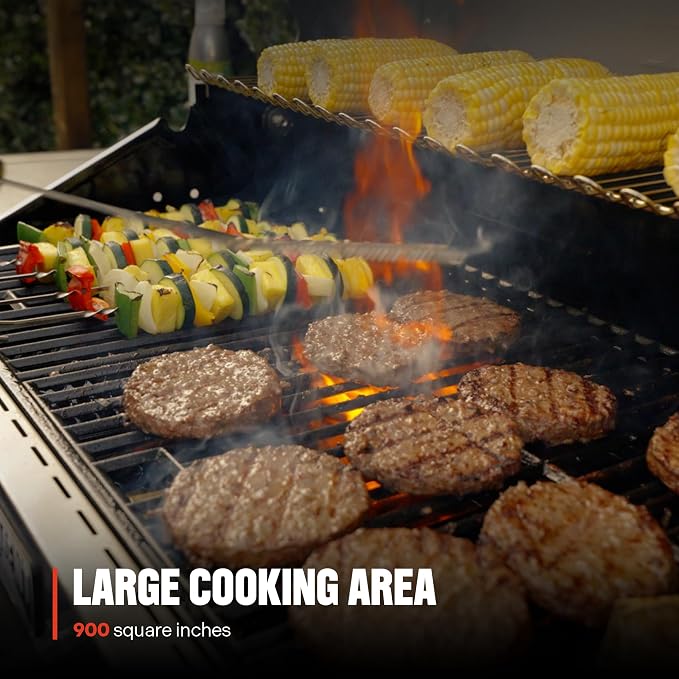 Monument Grills 6-Burner Convertible Natural Gas Smart bbq Grill Stainless - Image 9