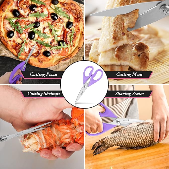 Purple Kitchen Accessories, Pastel Purple Kitchen Utensils, iBayam Heavy Duty - Image 7