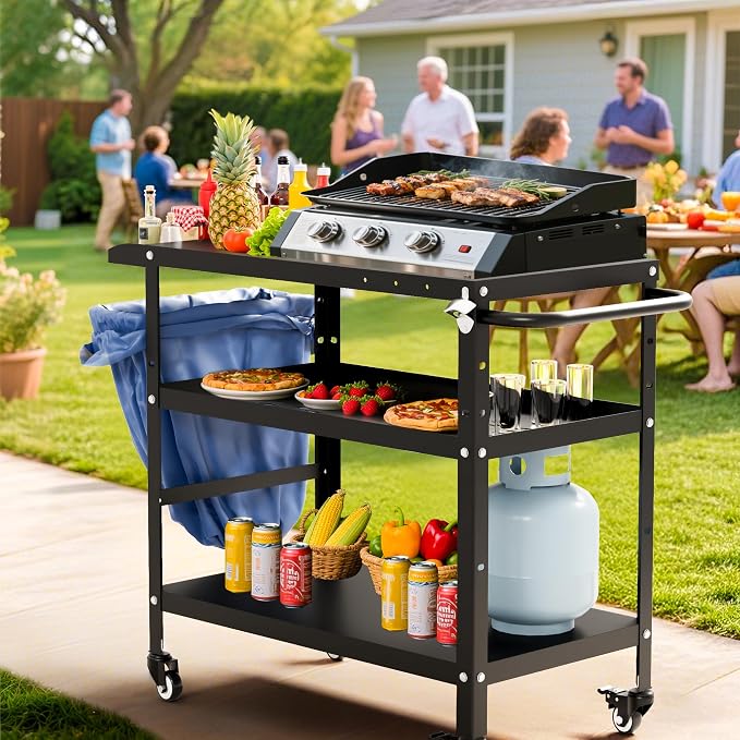 TOLEAD Outdoor Grill Cart, Grill Tables - Image 3