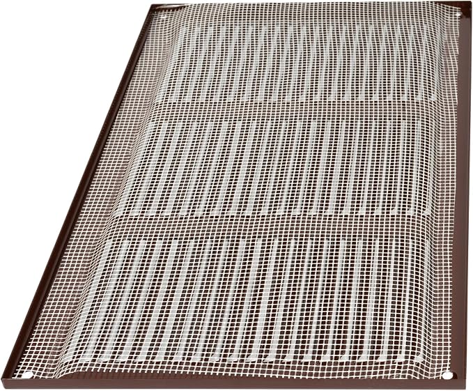 Repa Market 12x8 Inch Air Vent Cover/Brown Galvanized Steel Louvered Grill Cover - Image 8