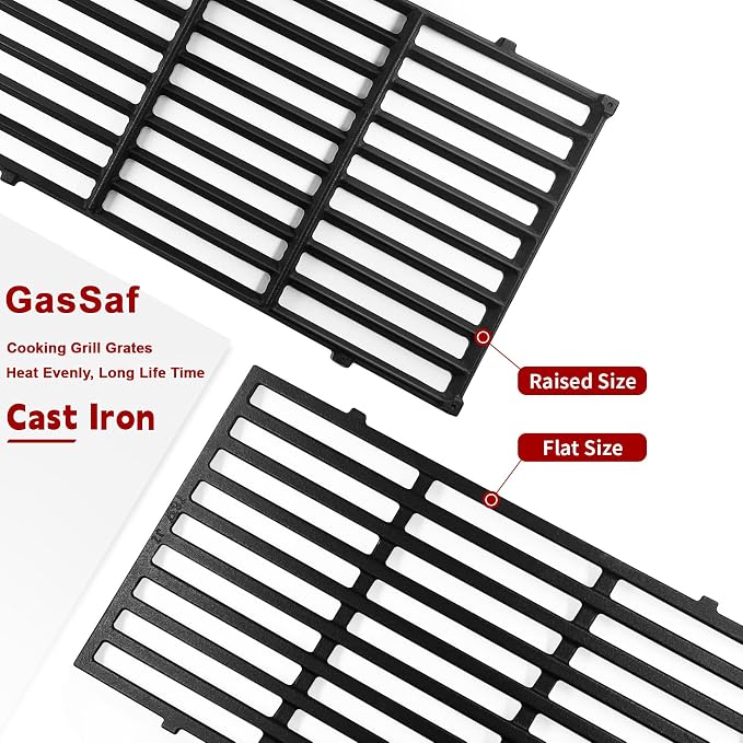 GasSaf 17.5 Grill Grates for Weber 7637 Spirit 200 E210 E220 S210 S220 - Image 6