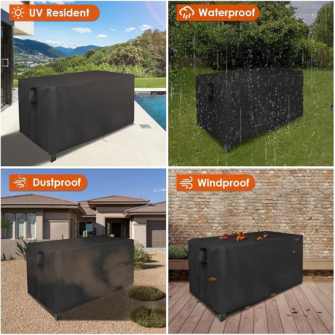Customized Table Cover for Outdoor Tables, Personalized Heavy Duty Waterproof - Image 6
