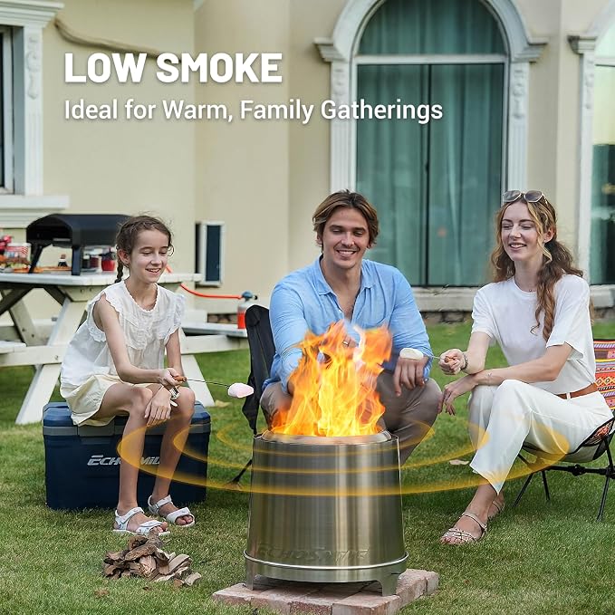 EchoSmile 18" Smokeless Firepit - Image 2