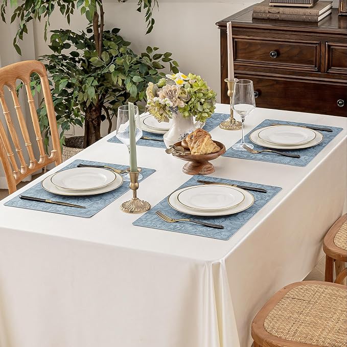 Romanstile Vinyl Placemats Set of 4-12 X 18 Inch - Image 8