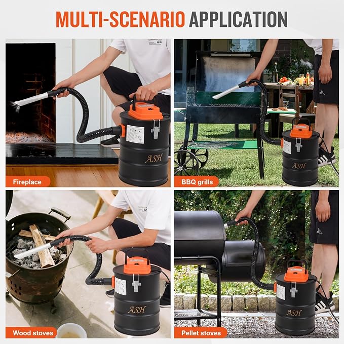 Ash Vacuum Cleaner -4 Gallon Fireplace Ash Vac - Image 8