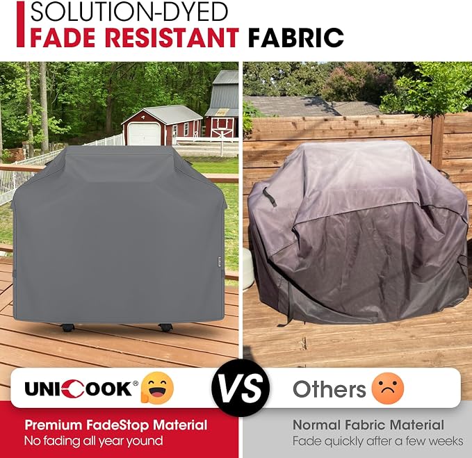 Unicook 50 Inch Grill Cover for 48 Inch Outdoor Grill, Heavy Duty Waterproof - Image 3